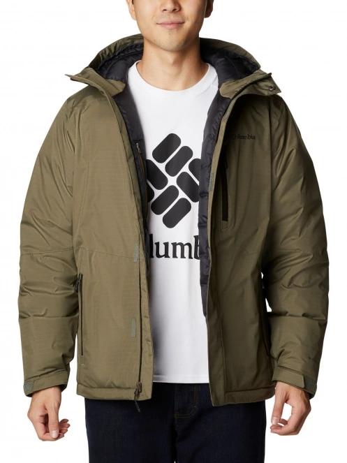 Columbia Oak Harbor Insulated Jacket férfi télikabát zöld színben 2