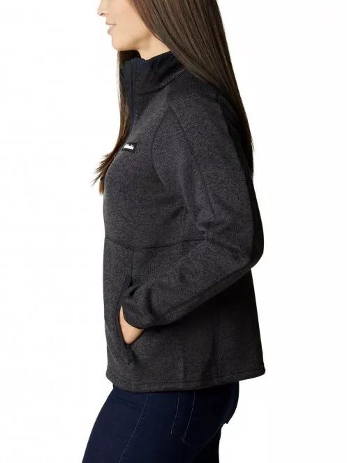 Columbia W Sweater Weather Full Zip női polár pulóver fekete színben 4