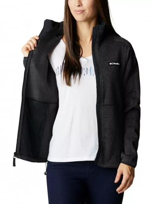 Columbia W Sweater Weather Full Zip női polár pulóver fekete színben 5