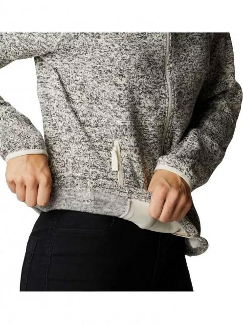 Columbia W Sweater Weather Full Zip női polár pulóver homok színben 6
