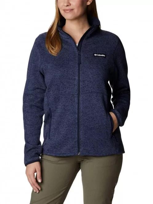 Columbia W Sweater Weather Full Zip női polár pulóver kék színben 2