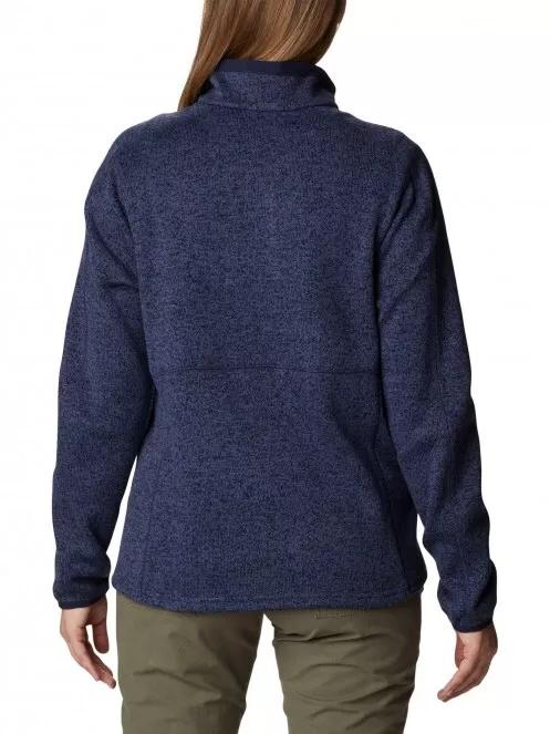 Columbia W Sweater Weather Full Zip női polár pulóver kék színben 3