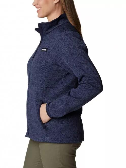 Columbia W Sweater Weather Full Zip női polár pulóver kék színben 4