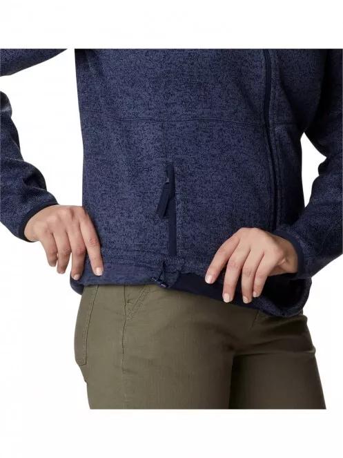 Columbia W Sweater Weather Full Zip női polár pulóver kék színben 6