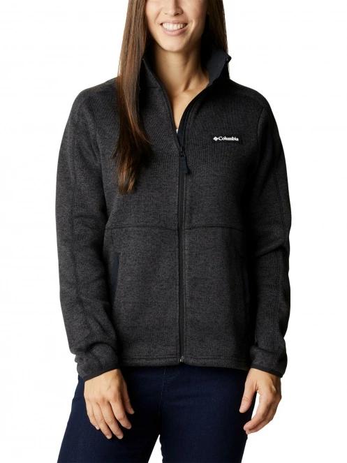 Columbia W Sweater Weather Full Zip női polár pulóver fekete színben 2
