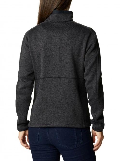 Columbia W Sweater Weather Full Zip női polár pulóver fekete színben 4