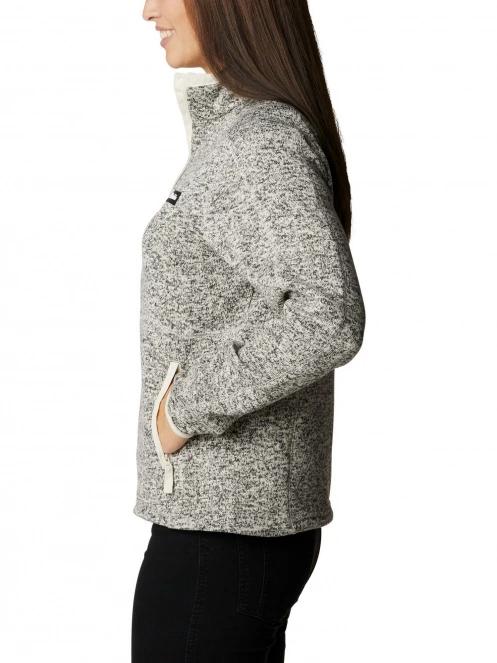 Columbia W Sweater Weather Full Zip női polár pulóver homok színben 3