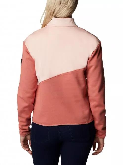Columbia Columbia Lodge Hybrid Pullover női pulóver piros színben 3