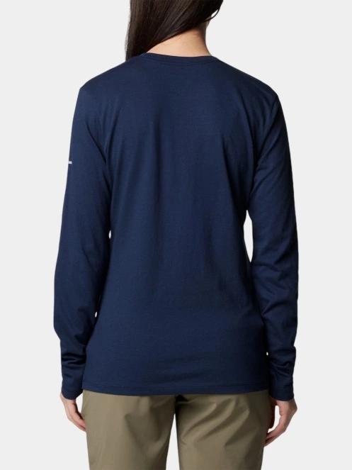 Columbia Hidden Haven Long Sleeve Tee női hosszú ujjú póló kék színben 4