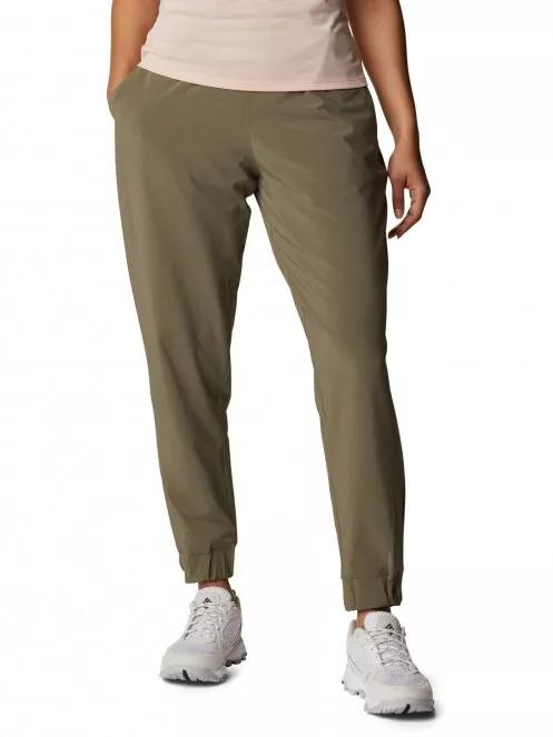 Columbia Pleasant Creek Warm Jogger női túranadrág zöld színben 2