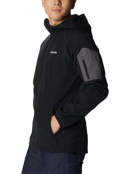 Columbia Tall Heights Hooded Softshell férfi softshell kabát fekete színben 3