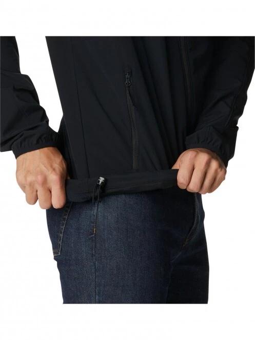 Columbia Tall Heights Hooded Softshell férfi softshell kabát fekete színben 6