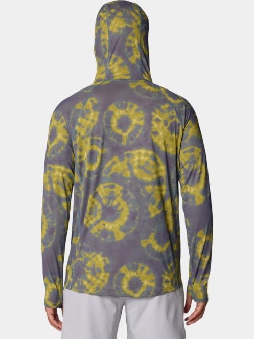 Mountain Hardwear Crater Lake Hoody férfi hosszú ujjú sport póló kék színben 4
