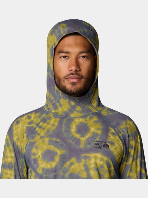 Mountain Hardwear Crater Lake Hoody férfi hosszú ujjú sport póló kék színben 5