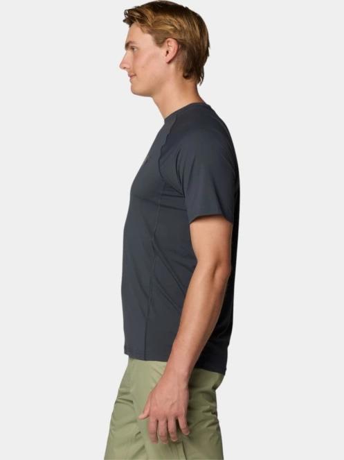 Mountain Hardwear Crater Lake Short Sleeve férfi rövid ujjú sport póló fekete színben 3