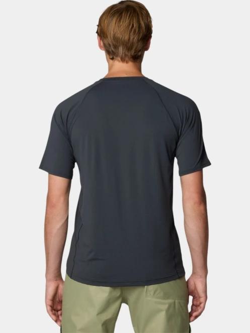 Mountain Hardwear Crater Lake Short Sleeve férfi rövid ujjú sport póló fekete színben 4