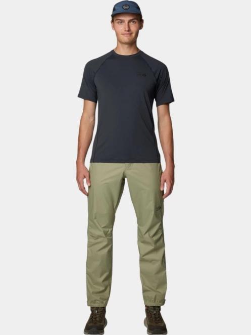 Mountain Hardwear Crater Lake Short Sleeve férfi rövid ujjú sport póló fekete színben 5