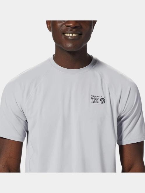 Mountain Hardwear Crater Lake Short Sleeve férfi rövid ujjú sport póló szürke színben 3