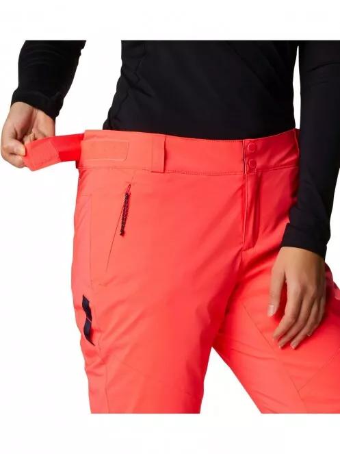 Columbia Backslope II Insulated Pant női síkabát piros színben 5