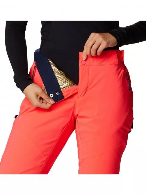 Columbia Backslope II Insulated Pant női síkabát piros színben 7