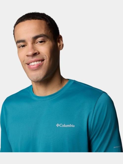 Columbia Columbia Hike Crew férfi rövid ujjú sport póló zöld színben 6