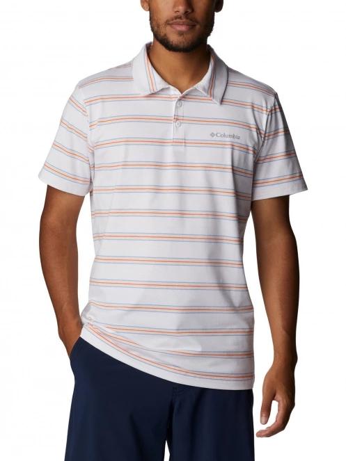 Columbia Sun Trek Polo férfi galléros póló fehér színben 2
