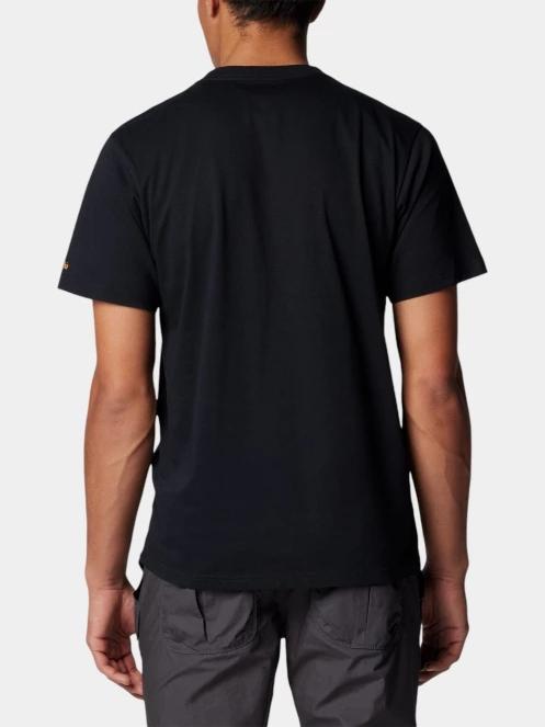 Columbia Csc Seasonal Logo Tee férfi rövid ujjú póló fekete színben 4