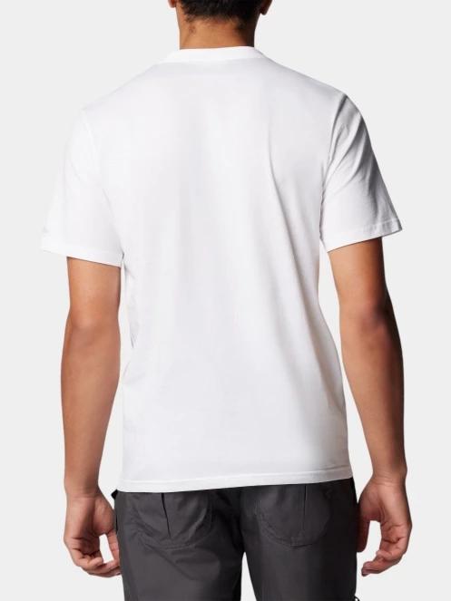 Columbia Csc Seasonal Logo Tee férfi rövid ujjú póló fehér színben 4