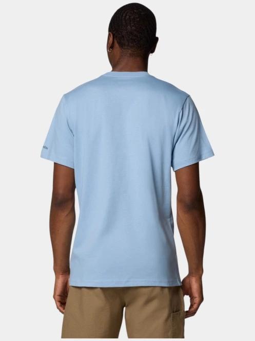 Columbia CSC Seasonal Logo Tee férfi rövid ujjú póló kék színben 5