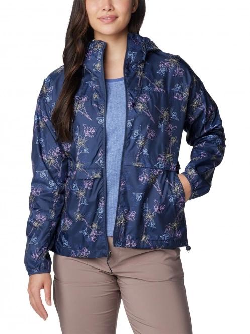 Columbia Alpine Chill Windbreaker női széldzseki kék színben 5