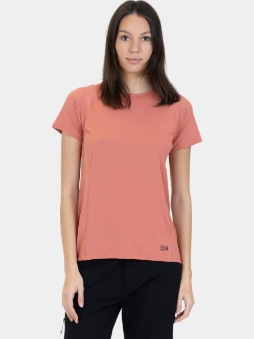 Mountain Hardwear Crater Lake Short Sleeve női rövid ujjú sport póló piros színben 2
