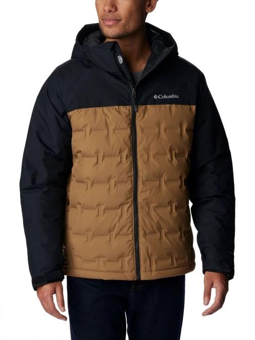 Columbia Grand Trek II Down Hooded Jacket férfi pehelykabát barna színben 2