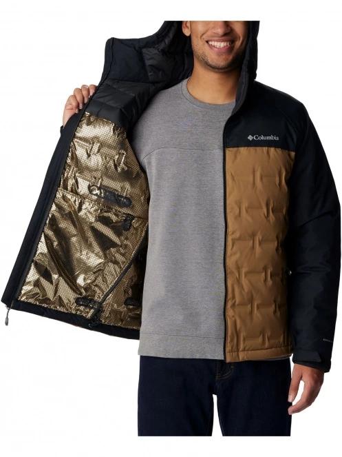 Columbia Grand Trek II Down Hooded Jacket férfi pehelykabát barna színben 5