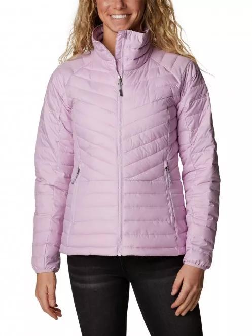 Columbia Powder Lite II Full Zip Jacket női utcai kabát rózsaszín színben 2