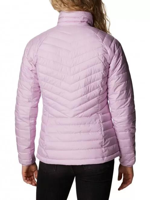 Columbia Powder Lite II Full Zip Jacket női utcai kabát rózsaszín színben 3