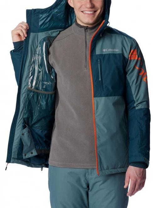 Columbia Timberturner II Jacket férfi síkabát zöld színben 6
