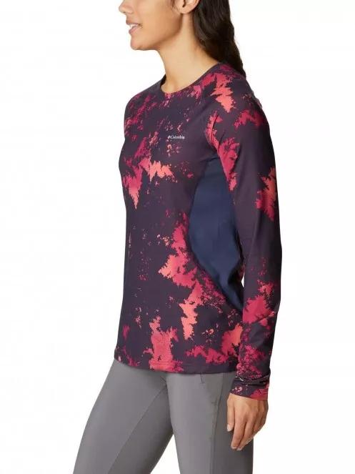Columbia W Omni-Heat Infinity Knit LS Crew női aláöltöző felső kék színben 4