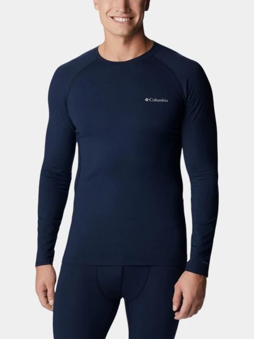 Columbia M Omni-Heat Infinity Knit LS Crew férfi aláöltöző felső kék színben 2