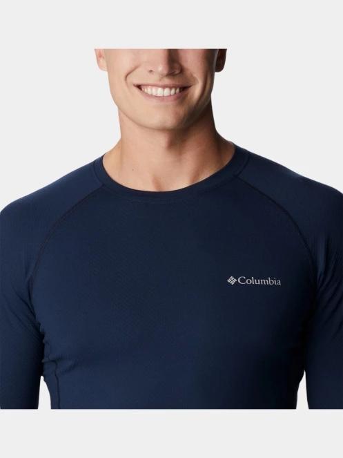 Columbia M Omni-Heat Infinity Knit LS Crew férfi aláöltöző felső kék színben 5