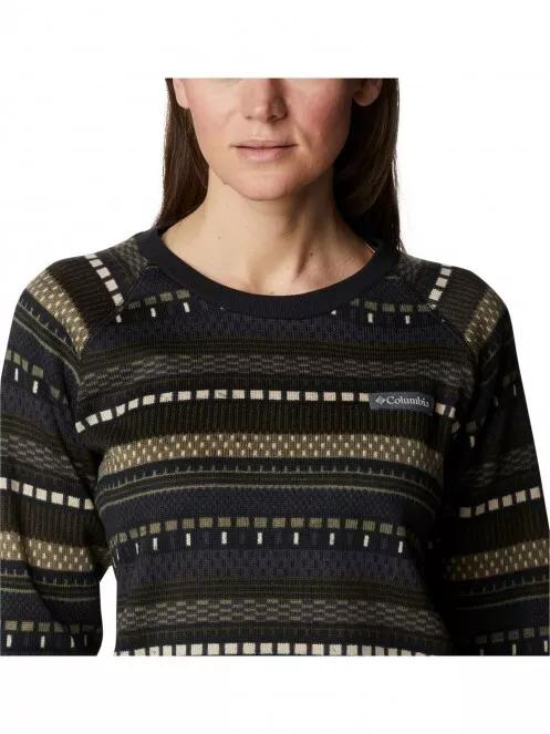 Columbia Sweater Weather Crew női pulóver fekete színben 5