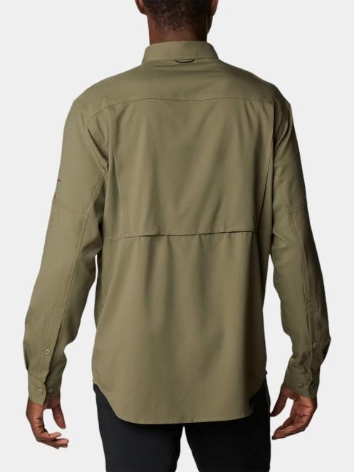 Columbia Silver Ridge Utility Lite Long Sleeve Shirt férfi túraing zöld színben 4