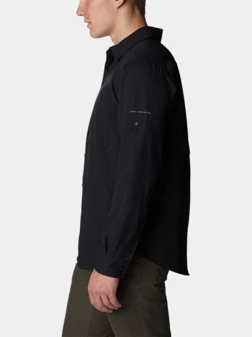 Columbia Silver Ridge Utility Lite Long Sleeve Shirt férfi hosszú ujjú túraing fekete színben 3