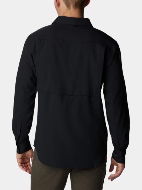 Columbia Silver Ridge Utility Lite Long Sleeve Shirt férfi hosszú ujjú túraing fekete színben 4