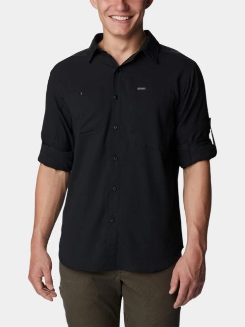 Columbia Silver Ridge Utility Lite Long Sleeve Shirt férfi hosszú ujjú túraing fekete színben 5