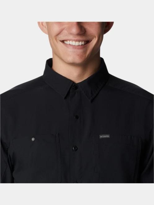 Columbia Silver Ridge Utility Lite Long Sleeve Shirt férfi hosszú ujjú túraing fekete színben 6