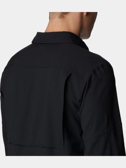 Columbia Silver Ridge Utility Lite Long Sleeve Shirt férfi hosszú ujjú túraing fekete színben 7