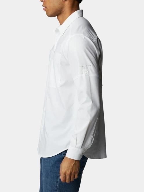 Columbia Silver Ridge Utility Lite Long Sleeve Shirt férfi hosszú ujjú túraing fehér színben 3