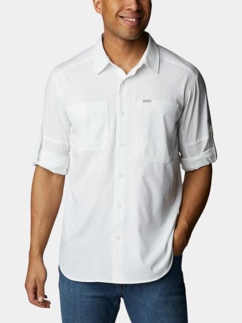 Columbia Silver Ridge Utility Lite Long Sleeve Shirt férfi hosszú ujjú túraing fehér színben 5
