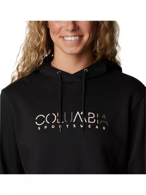 Columbia Columbia Lodge Hoodie női kapucnis pulóver fekete színben 5