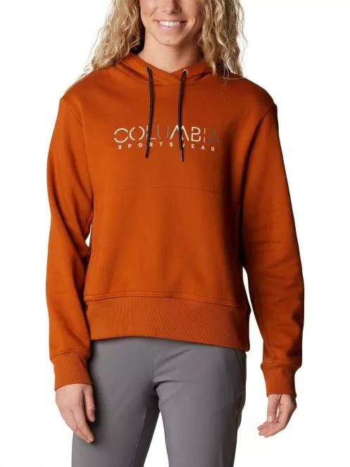 Columbia Columbia Lodge Hoodie női kapucnis pulóver narancssárga színben 2